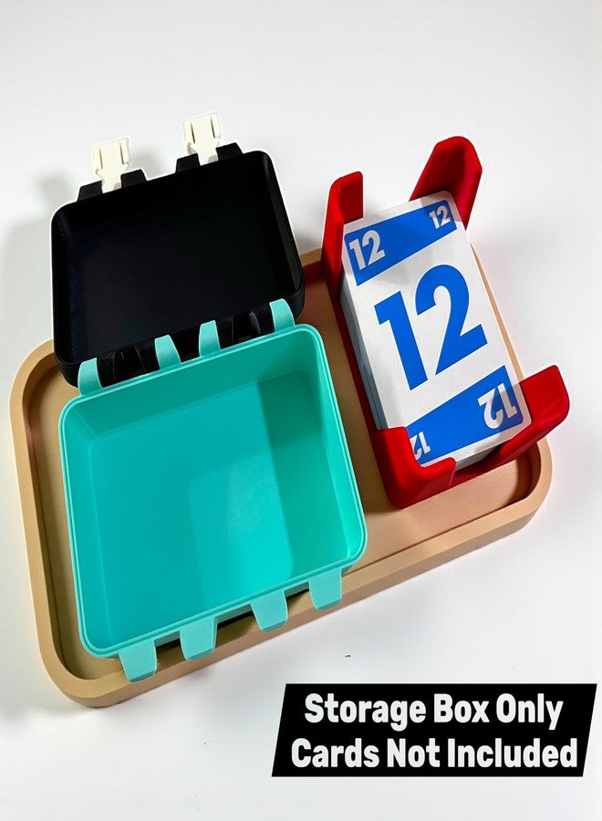 Sentosa Phase10 Card Game Storage Box with Detachable Tray, Snap-On Locks, Plastic (Phase Storage Box Only) - Image 3